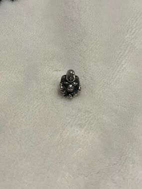 Pandora sterling silver smiling buddha charm